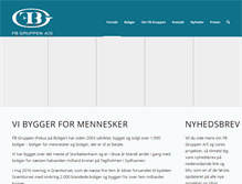 Tablet Screenshot of fbgruppen.dk